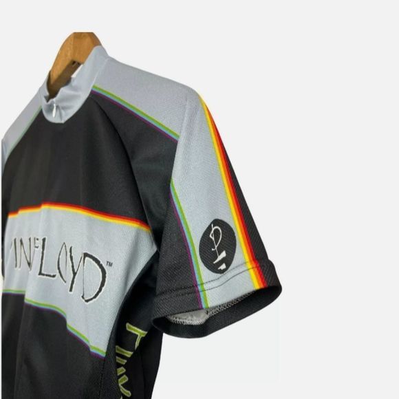2006 Pink Floyd Primal Wear Mens Size M Black Zip Polyester Cycling Jersey Top - Picture 4 of 6